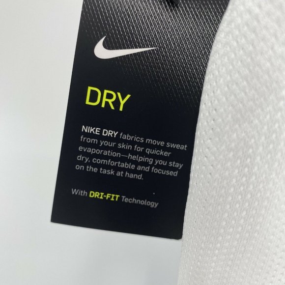 Nike Dri-Fit White Men's Size Large Jersey Athletic Lacrosse Shirt NWT - Picture 6 of 9